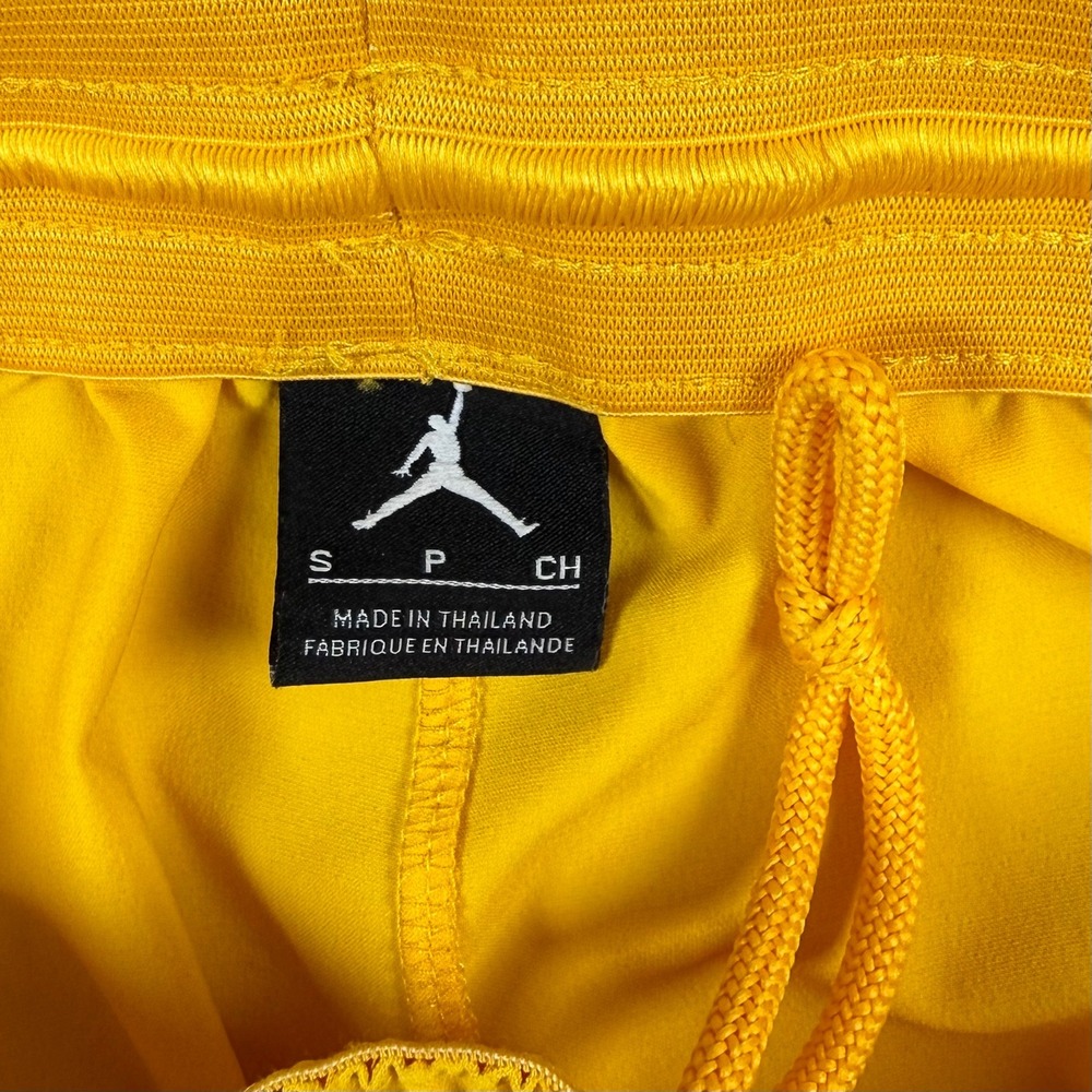 Nike Air Jordan Men Small Michigan Wolverines 11" Yellow Athletic Training Short - Picture 6 of 11